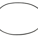 BAVARIA 310281_BE Уплотнение (косое) для палубного окна 698 x 190 мм