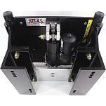 T-h marine 232-AHJ10VBDP Atlas HYD Jackplate 10´´ Серебристый Black