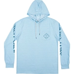 Salty crew 20135237-LBL-S Футболка с длинным рукавом от высыпаний Tippet Pocket Hood Tech Light Blue S