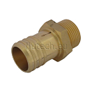 Купить Jabsco 23633-1000 Шланговый наконечник, латунь, 1" BSP x 32 мм (1-1/4") шланг для VR100 7ft.ru в интернет магазине Семь Футов