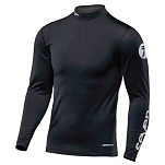 Seven SEV2020006-001#XL Компрессионная футболка с длинным рукавом Zero Cold Черный Black / Green XL