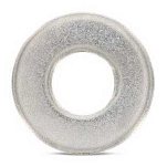 Euromarine VIXRL04-50 NF E 25-514 A4 4 mm L-образная широкая шайба 50 единицы Серебристый Grey