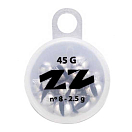 Купить ZunZun 70112-UNIT Round Cutted 45g Ассортимент свинца  Silver 1.8 g 7ft.ru в интернет магазине Семь Футов
