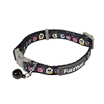 Fuzzyard FZCL708-ÚNICA Bed Bugs Кошачий ошейник Черный Multicolor