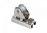 PFEIFFER 7423001 Генуэзские направляющие с блоком и стопором для T-Track 25 x 4 мм