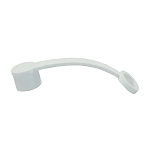 Jr products 342-47805 Квадратная пластина для кабельного телевидения Серебристый Polar White