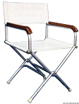 Director folding chair high-resistance white vinyl, 48.353.15