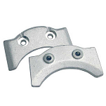 Tecnoseal 2626437 Sx/De-Dhd/De-Dht/De-Dht-C Оцинкованный анод подвесных двигателей  Silver 120 x 68 x 11 mm 
