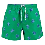 North sails 673573-C013-XXL плавательные шорты Volley All Over Turtles Зеленый Emerald Green 2XL
