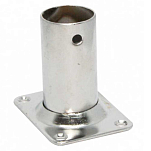 Forniture nautiche italiane 2929922 90° Прямоугольная базовая опора Silver 22 mm 