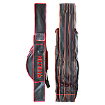 Falcon D0700055 Logo 3 отсеки Стержень Сумка  Black / Red 140 cm