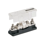 Bep marine dbe-562 Держатель предохранителя Class-T 450A-600A 50VDC Extra Stud 12 mm 1/2´´ Black / Silver 15x15x10