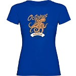 Kruskis 11502241mc070 Футболка с коротким рукавом Seafood Octopus Royal Blue 30x25x2