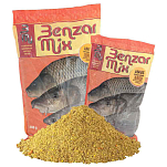 Benzar mix 94005305 Carp 1kg Ананасовая прикормка Yellow