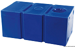 Бак прямоугольный для фекальных вод 130л 880x500x300мм из жёсткого синего полиэтилена, Osculati 50.142.52