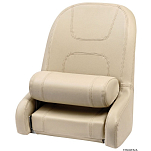 Компактное мягкое белое сиденье с откидной передней частью H51 484 x 497 х 550 мм, Osculati 48.410.06