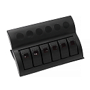 Купить Панель переключателей 6 клавиш с автоматическими выключателями NEKEKE BP06 7ft.ru в интернет магазине Семь Футов
