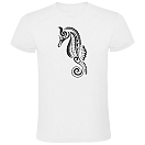 Купить Kruskis CA65500601K211 Футболка с коротким рукавом Seahorse Tribal Белая White 3XL 7ft.ru в интернет магазине Семь Футов