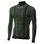 Sixs U00TS3-SDGFI Базовый слой с длинным рукавом TS3 Зеленый Dark Green S