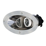 Прожектор носовой Hella Marine 1NB 998 546-801 12В 55Вт 2700K галогеновый IP67 с корпусом из белого пластика