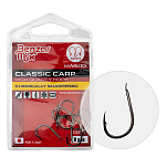 Benzar mix 43459016 Classic Carp Зубчатый Крюк Бесцветный Black Nickel 14