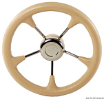 Soft polyurethane steering wheel cone cream 350mm, 45.128.04