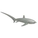 Купить Safari ltd S200229 Thresher Shark Фигура Серый  Grey From 3 Years  7ft.ru в интернет магазине Семь Футов