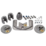 Quicksilver 888760q04 Комплект магниевых анодов для Mercruiser Bravo III  Grey 12x12x19