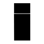 Dometic 951-9108750652 Комплект панелей двери холодильника DM2652 Black