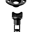 Шпигат пластиковый с резьбовой пробкой 19 мм, Marine Rocket P.M1403-19_MR