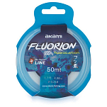 Akami 051325 Flurion Фторуглерод 50 м Голубой Transparente 0.250 mm 