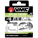 Купить VMC 1703216 White Fish X Fine Wire Связанные Крючки 22 см Черный Nickel 16  7ft.ru в интернет магазине Семь Футов