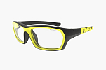 Спортивные очки с диоптриями Demetz Softness R / Black / Lime Colorless Cat.0, softness0142i057
