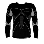 MASSI 41421 Базовый слой с длинным рукавом Thermetic Evolution Черный Black XL