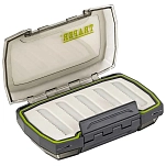 Traper fly 74452-UNIT Коробка для снастей Dry Fly Silkon Бежевый Grey / Smoke 13.2 x 8.5 x 3.8 cm