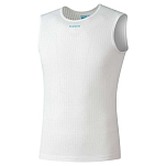 Shimano PCWBLPWVE13MW0108 Безрукавная базовая футболка Vertex Белая White 2XL