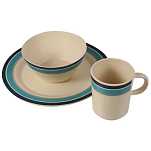 Regatta RCE307-0SZ-Sgl Bamboo Crockery 2 установленный Бежевый Misc