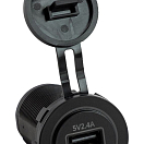 Разъем USB 5В 2.1А и USB PD Type-C, 45 Вт Yih Sean AS238