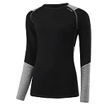 Loeffler 26211-979-36 Базовый слой с длинным рукавом Transtex® Merino Black / Grey Melange 30x25x2