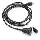 Купить Clarion marine 92800 Кабель CMC-USB1X-PNL  Black 7ft.ru в интернет магазине Семь Футов