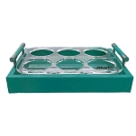 Marine business 42006 поднос для стаканов Waves Turquoise 29 x 19 x 4 cm