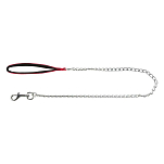 Trixie 14023 Мягкий Nylon Поводок с цепочкой Серебристый Red 3 mm x 100 cm