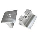 Купить Tecnoseal 2626445A Yamaha 300-350HP Алюминиевый анод  Grey 80 x 25 mm  7ft.ru в интернет магазине Семь Футов