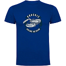 Купить Kruskis CA65500105C058 Футболка с коротким рукавом Lobster Голубой Royal Blue S 7ft.ru в интернет магазине Семь Футов