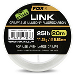 Fox international CAC791 Edges Link Illusion 20 m Фторуглерод Бесцветный Clear 0.640 mm 