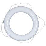 Talamex 20107012 Спасательный круг PVC 60 cm Без полосы Белая White