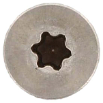 Euromarine VIXVAT0435-50 9047 A2 TX20 4.0x35/24 Винт Torx с потайной головкой 50 единицы Grey