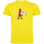 Kruskis CA65500603K036 Футболка с коротким рукавом Squid Желтый Yellow 3XL