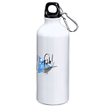 Kruskis MD4049S101K132 Fish 800ml Алюминиевая бутылка Бесцветный White