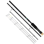 Preston innovations P0070065 карповая удочка Supera X Superlight Feeder Black 3.65 m